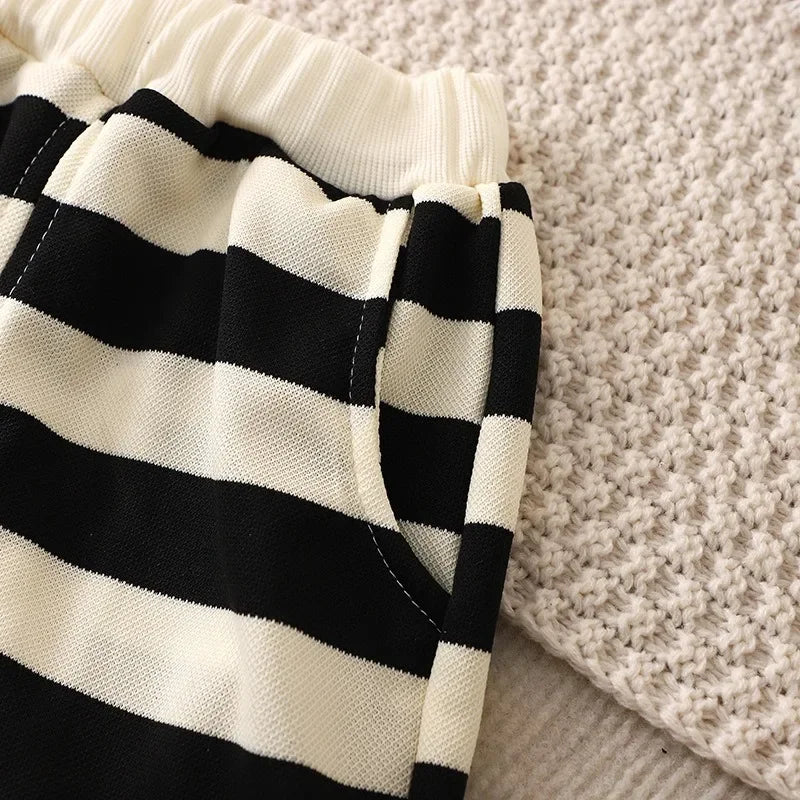 Nordspur | Strippio Striped Short-Sleeve T-Shirt And Shorts Set