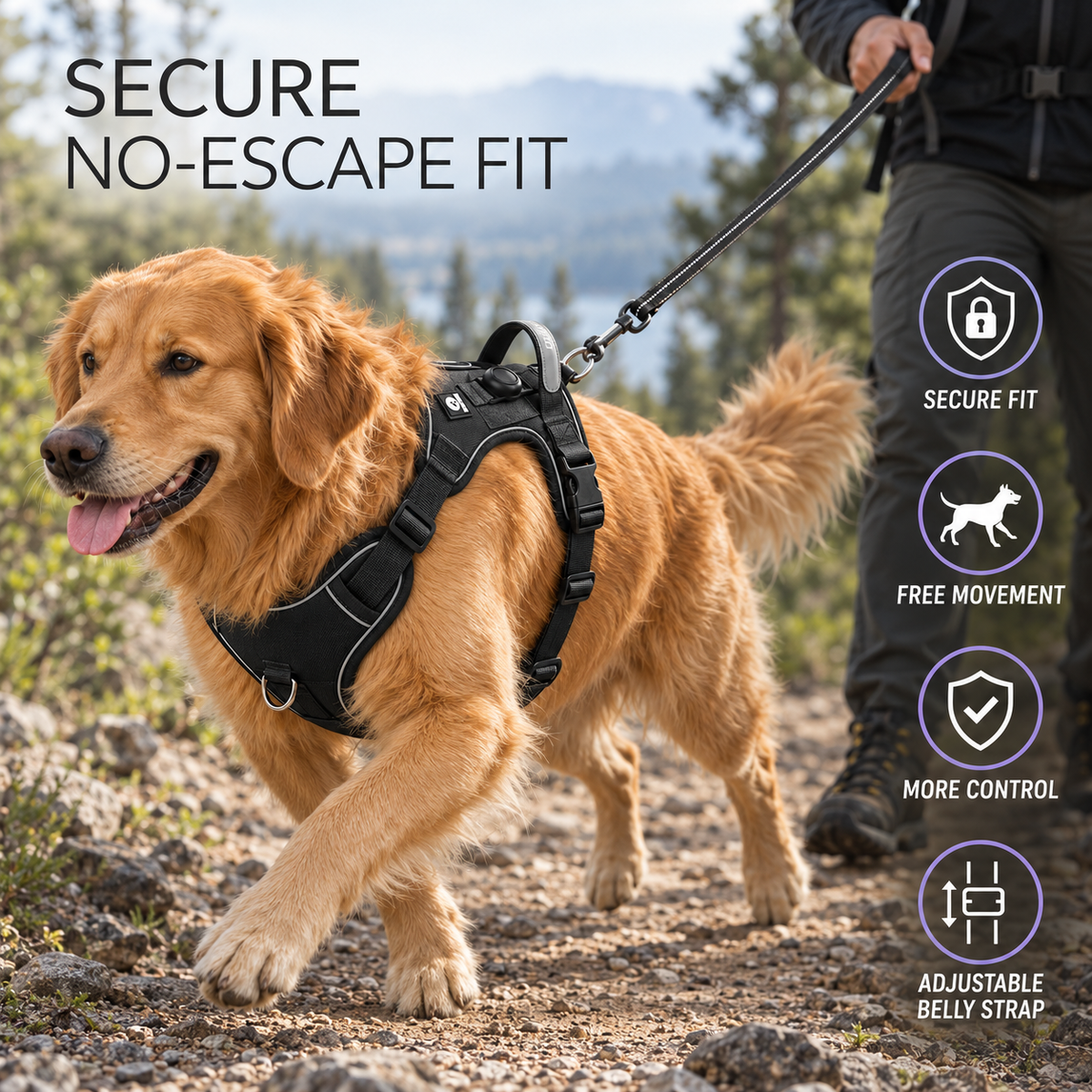 Nordspur | Strutpaw Adjustable No-Pull Chest Harness
