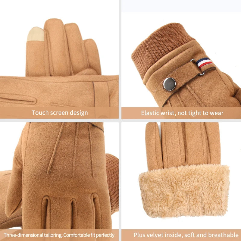 Nordspur | Suede Insulated Men's Gloves