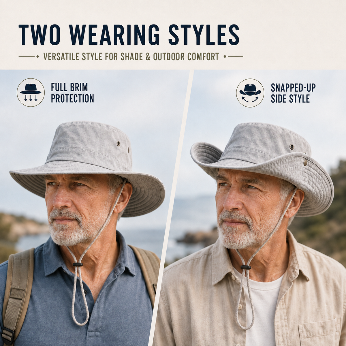 Nordspur | Sunrova Unisex Solid Colour Bucket Hat
