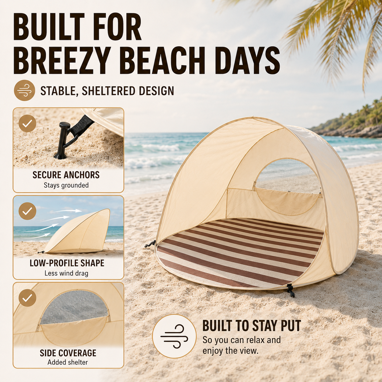Nordspur | Sunverra Pop Up Beach Shelter