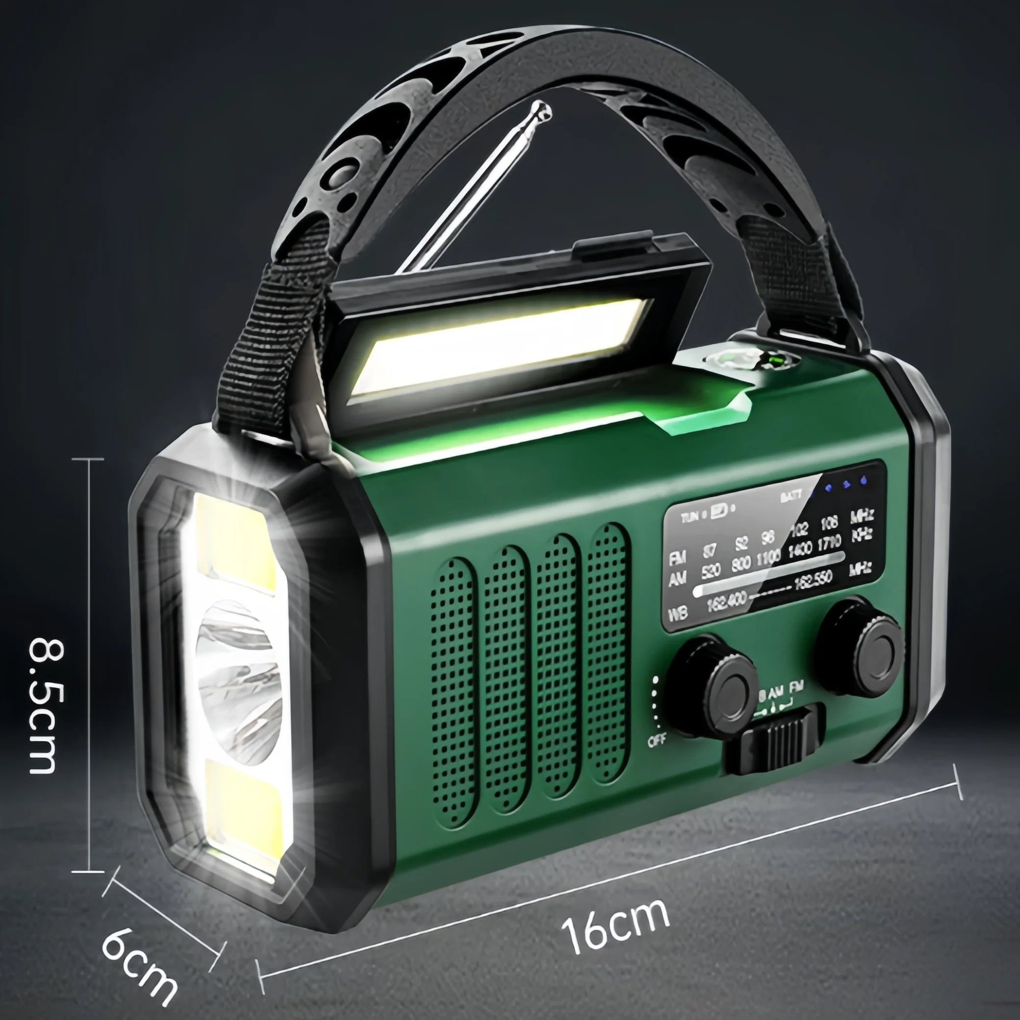 Nordspur | SurviBeam Hand Crank Emergency Radio