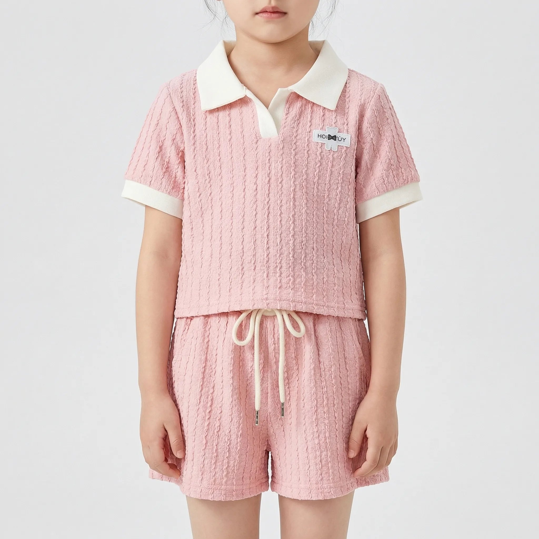 Nordspur | Sweetling Short Sleeve Polo Top And Shorts Set