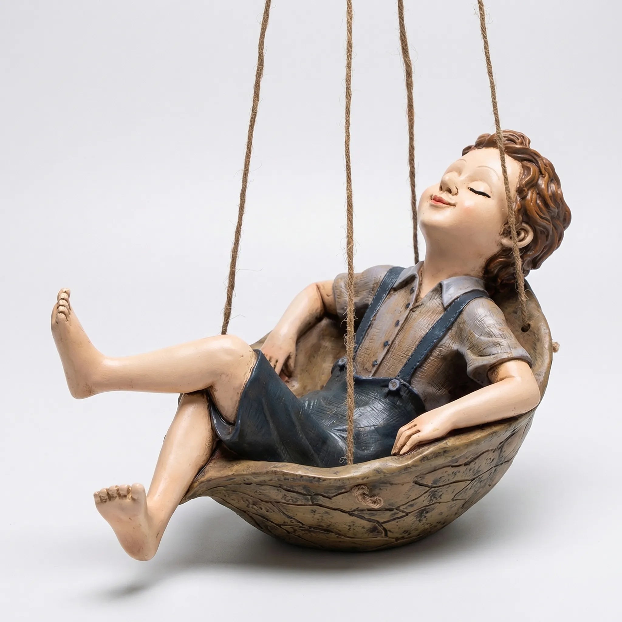 Nordspur | Swinlore Hanging Boy On Swing Sculpture