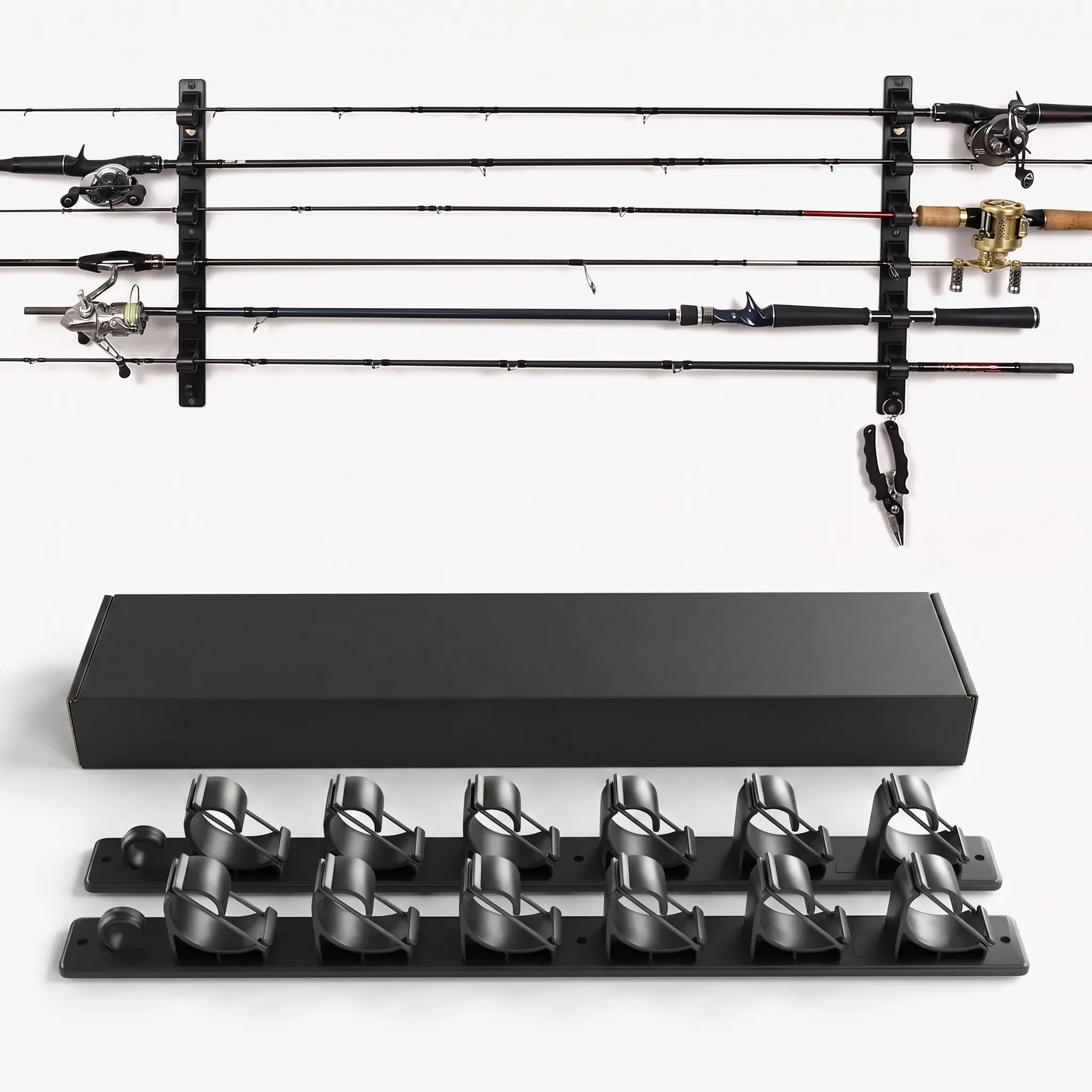Nordspur | TackleTidy Wall Mounted Fishing Rod Rack