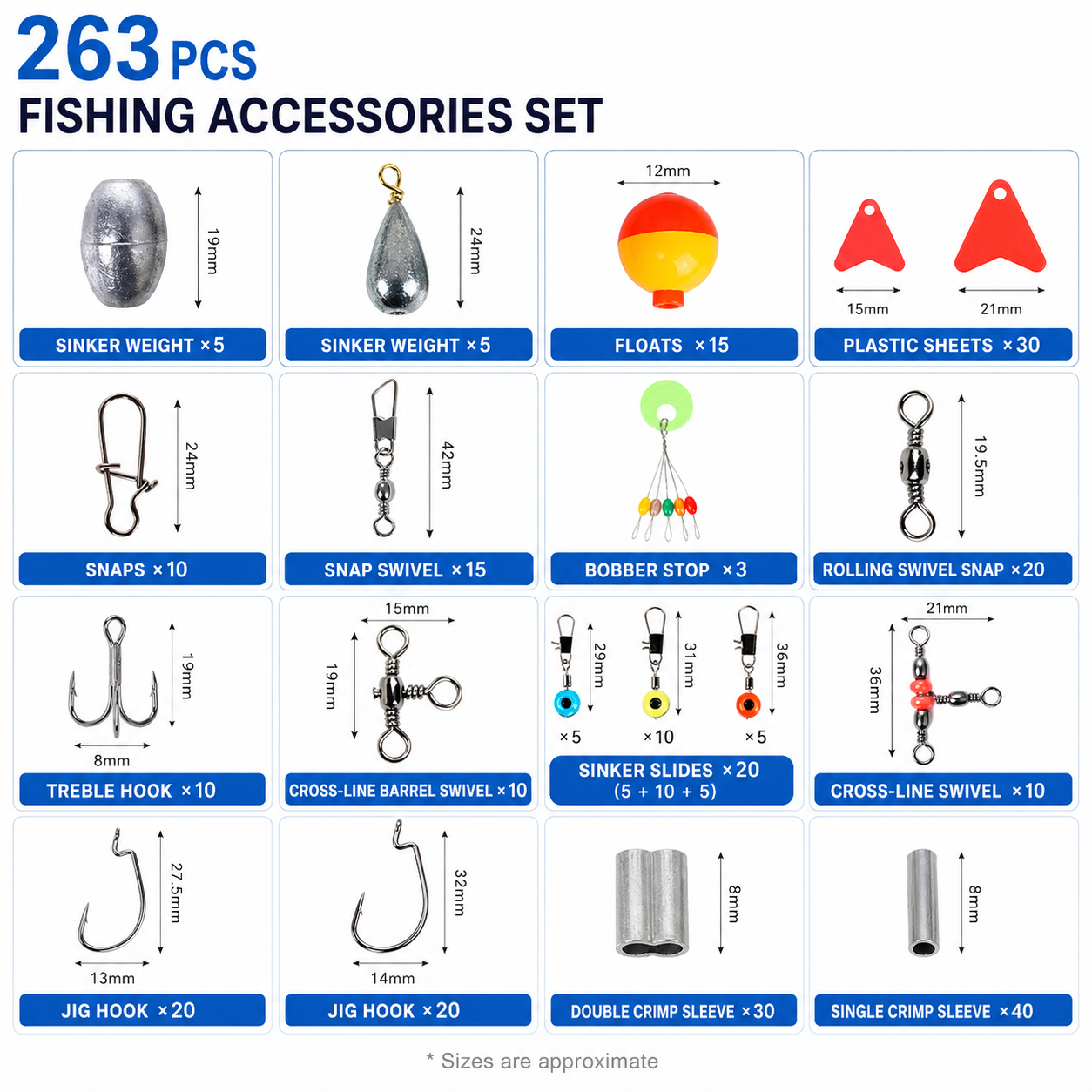 Nordspur | Tacklevex 263-Piece Complete Fishing Tackle Kit