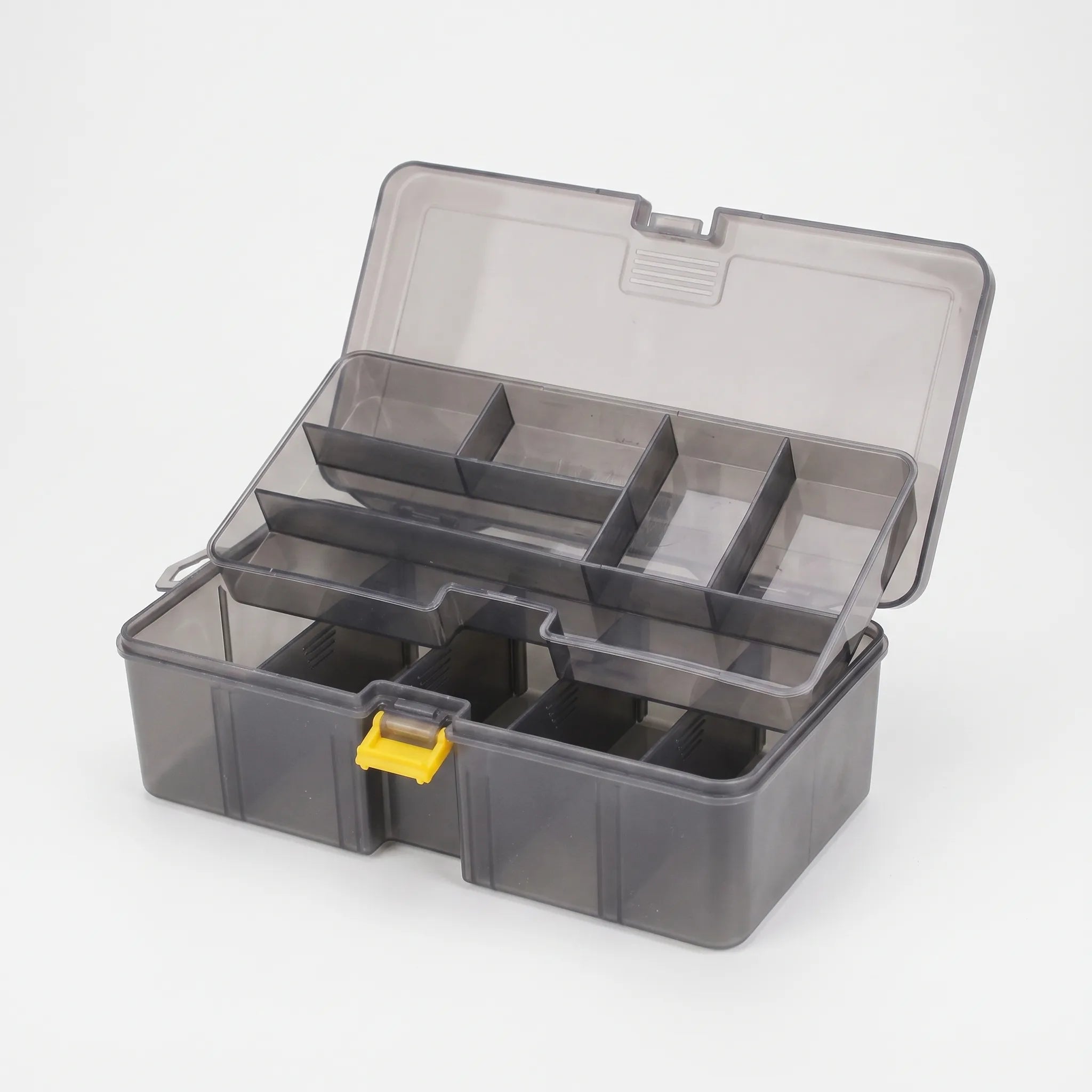 Nordspur | Tacklia Compact Transparent Grey Fishing Tackle Box