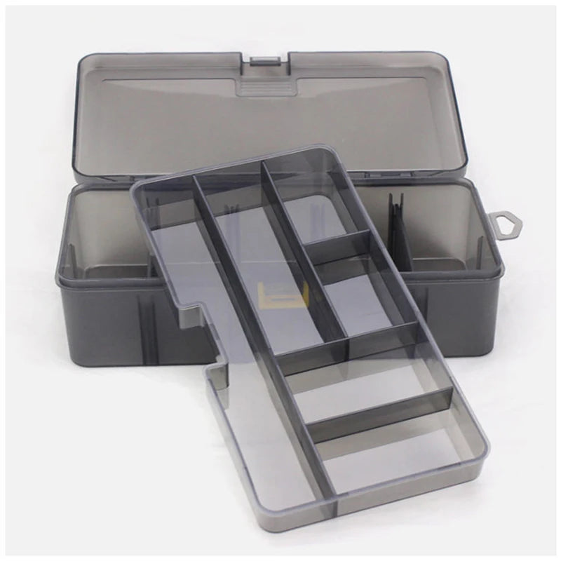 Nordspur | Tacklia Compact Transparent Grey Fishing Tackle Box