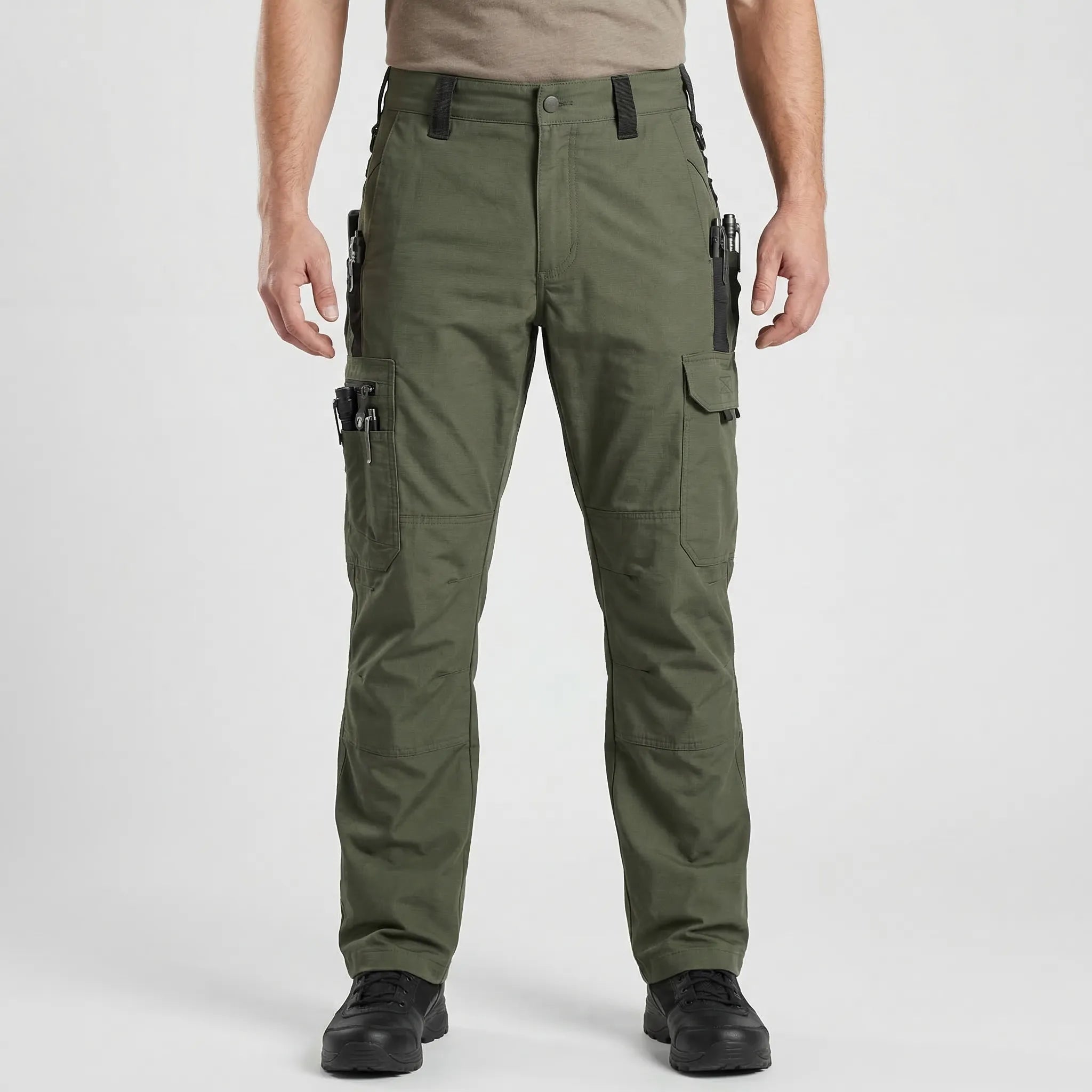 Nordspur | Tactiplex Multi-Pocket Straight-Leg Cargo Trousers