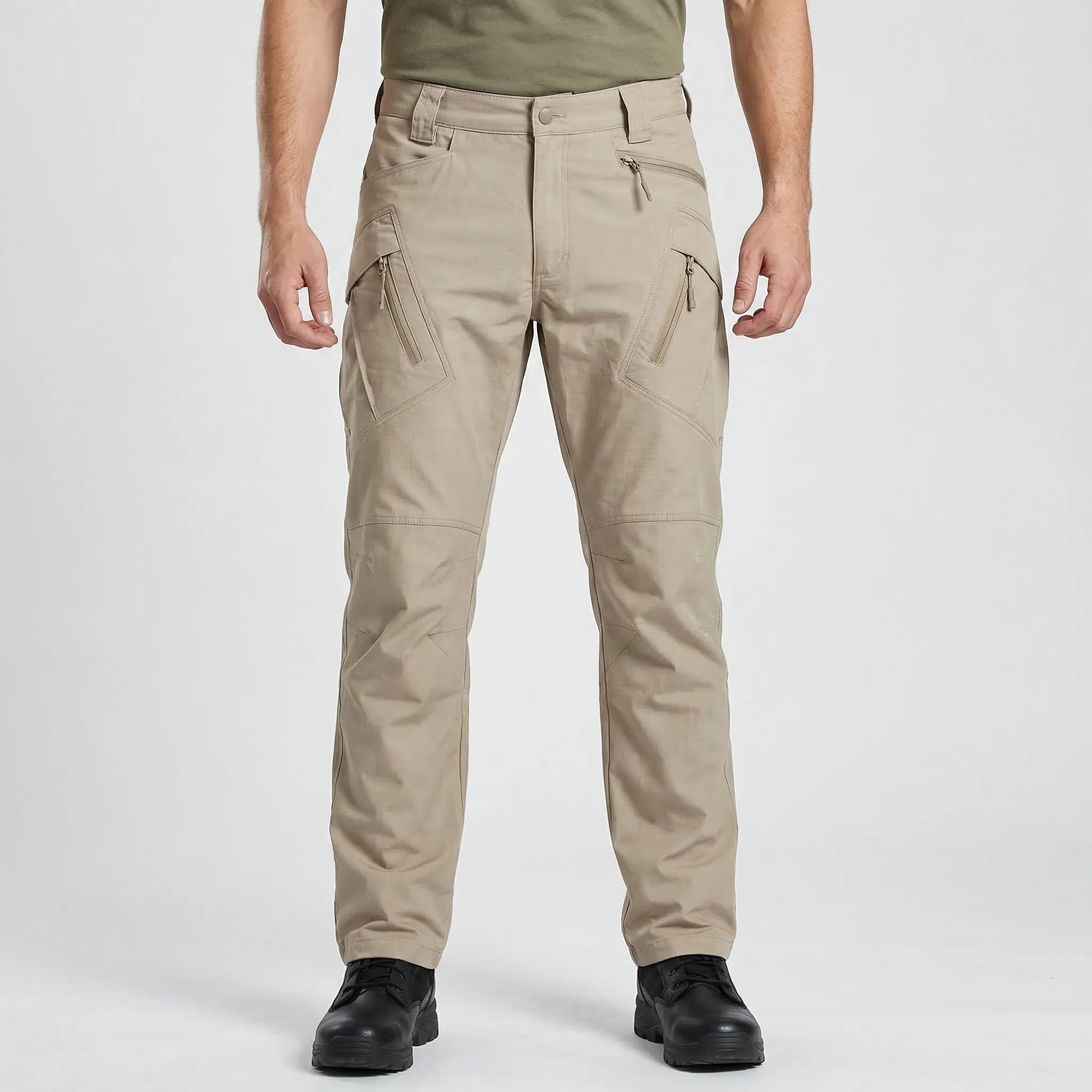 Nordspur | Tactiplex Multi-Pocket Straight-Leg Cargo Trousers