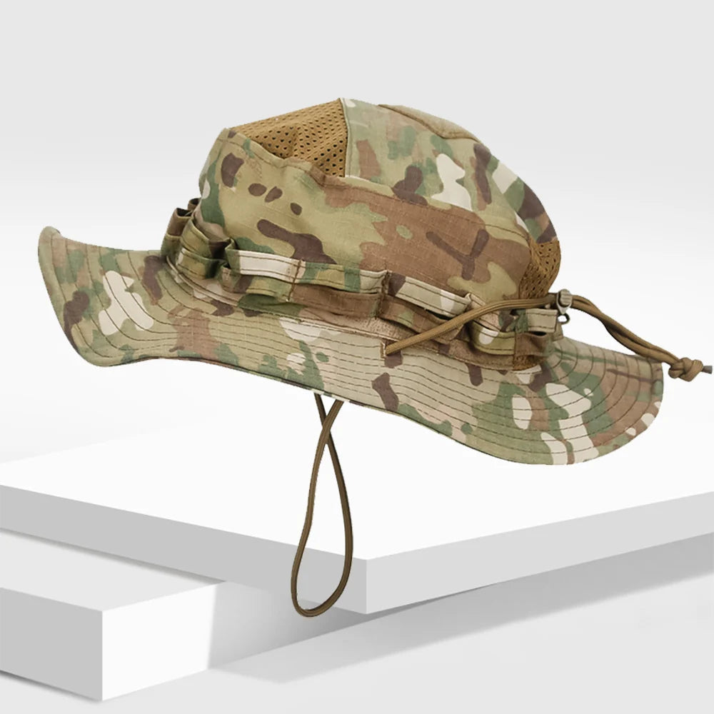 Nordspur | Tacventu Wide-Brim Tactical Camouflage Bucket Hat