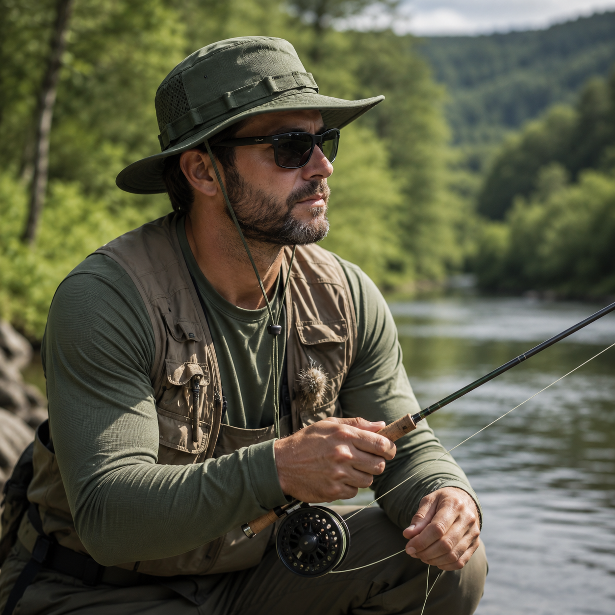 Nordspur | Tacventu Wide-Brim Tactical Camouflage Bucket Hat
