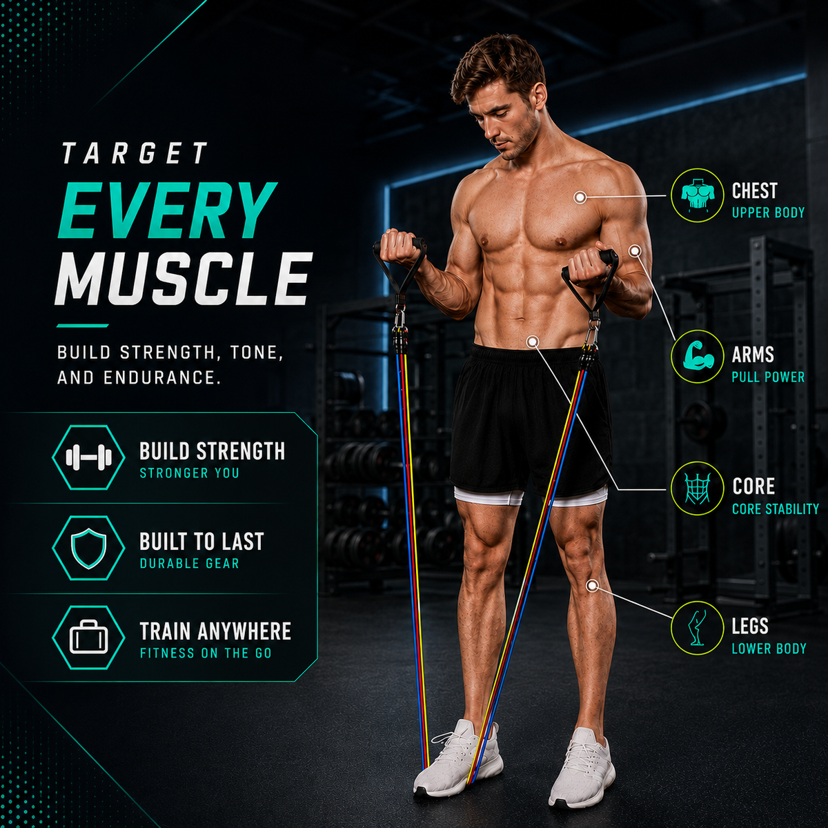 Nordspur | Tensira 11-Piece resistance Band Set