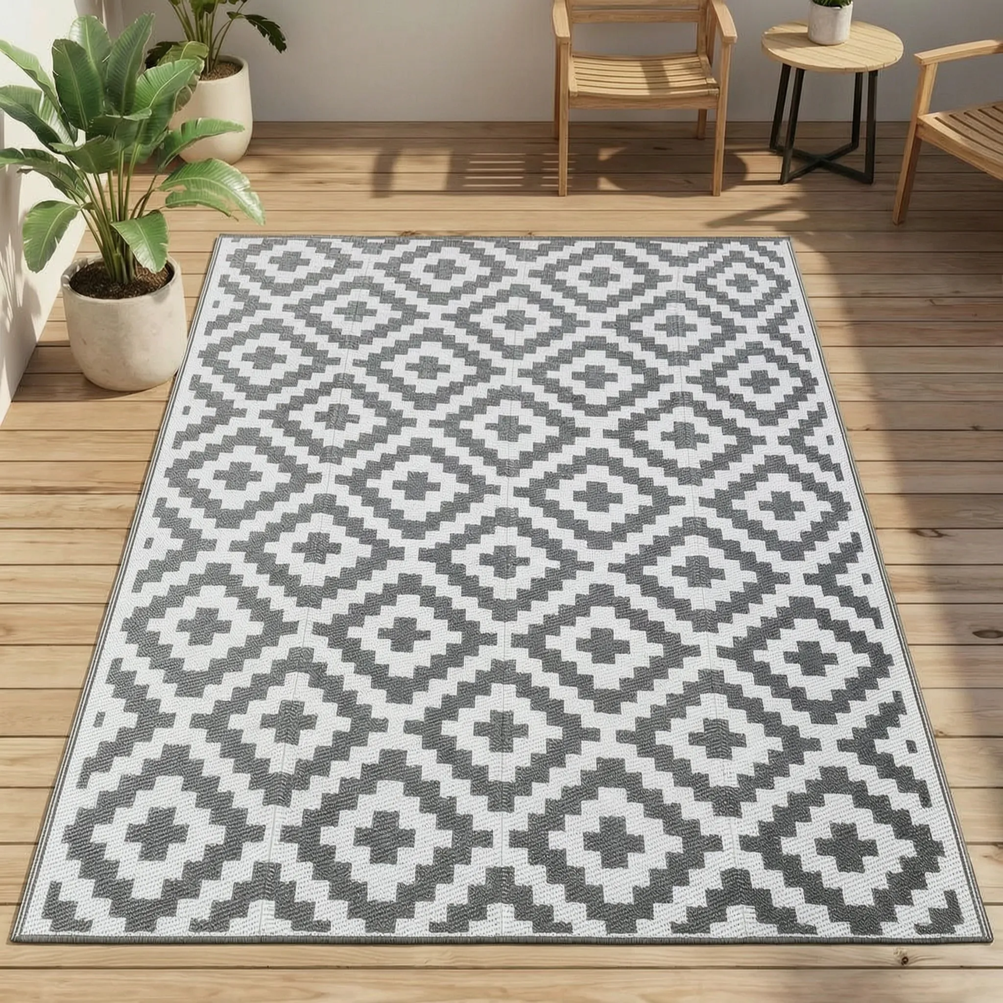 Nordspur | Terraloom Reversible Geometric Area Rug