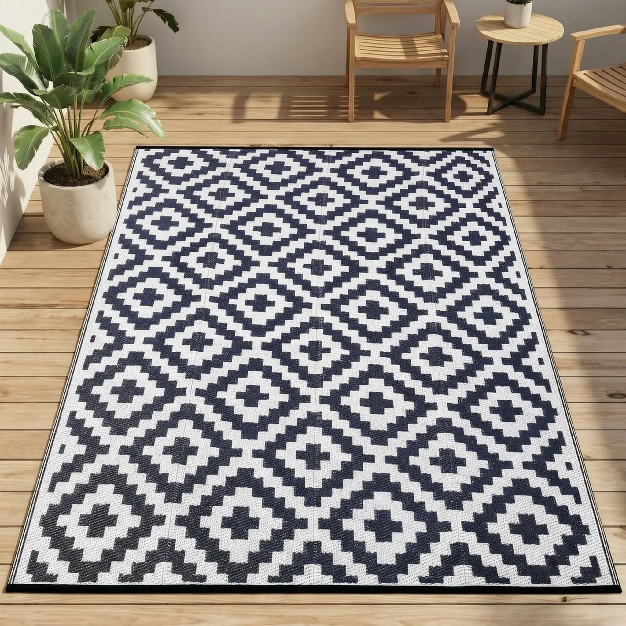Nordspur | Terraloom Reversible Geometric Area Rug