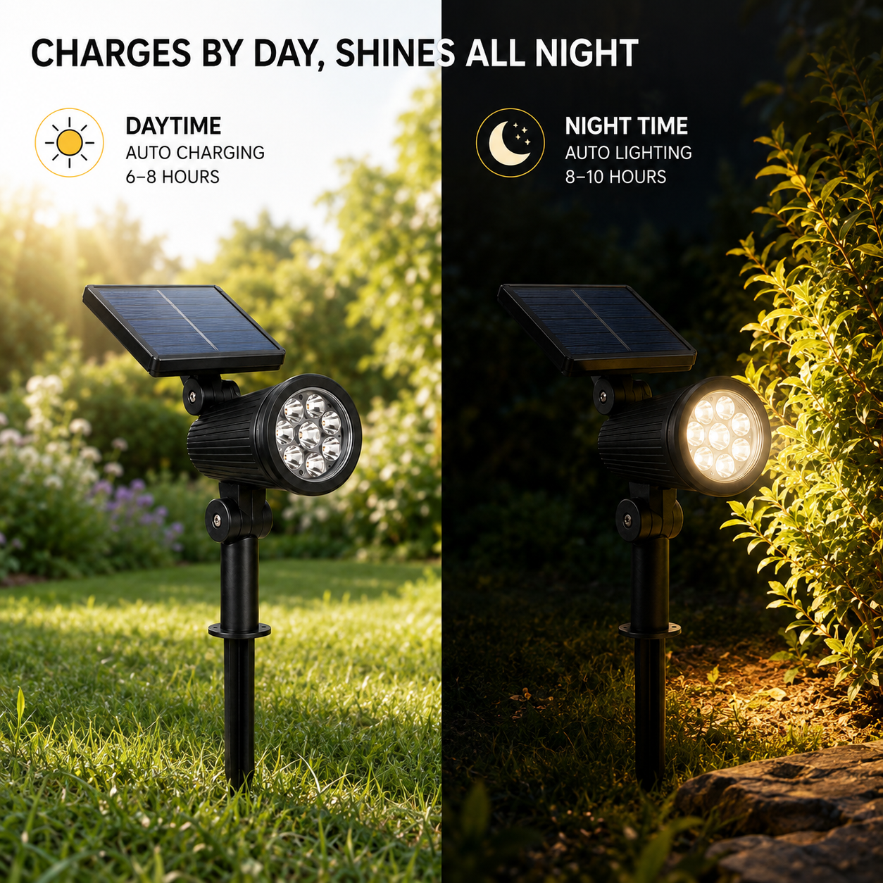 Nordspur | Terralux Solar-Powered In-Ground Garden Spotlight