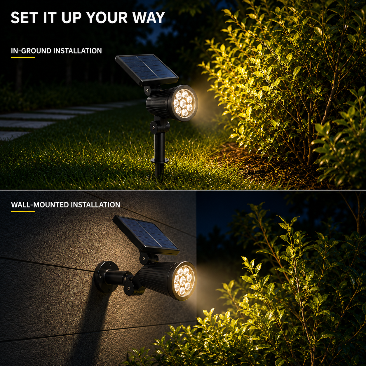 Nordspur | Terralux Solar-Powered In-Ground Garden Spotlight