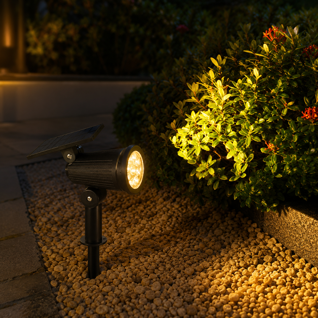 Nordspur | Terralux Solar-Powered In-Ground Garden Spotlight