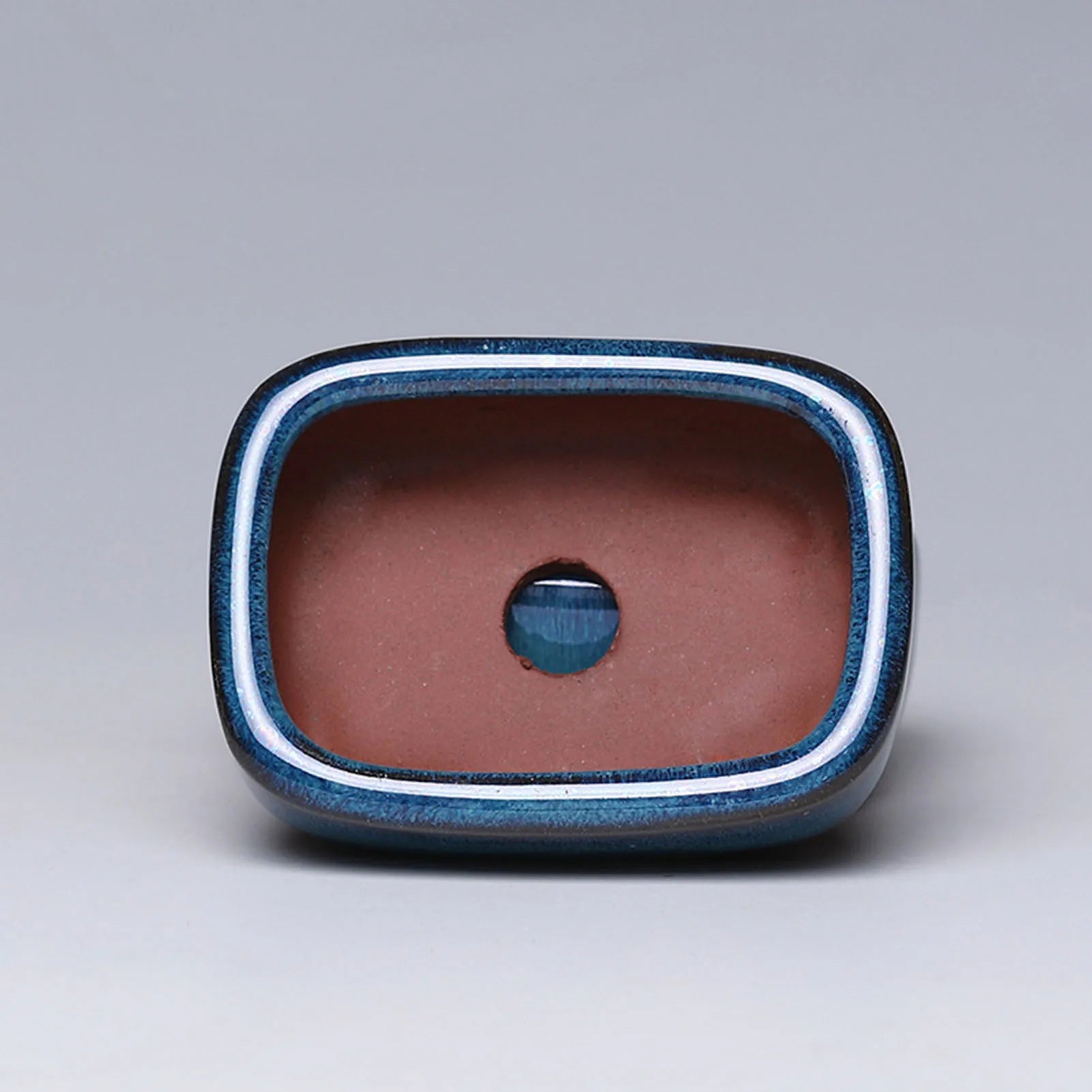 Nordspur | Terraventi Glazed Rectangular Low-Profile Plant Pot