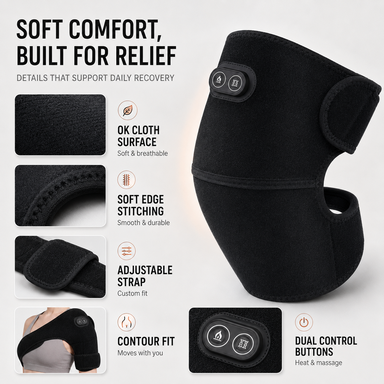 Nordspur | ThermaReliv 3 In 1 Heated Support Wrap