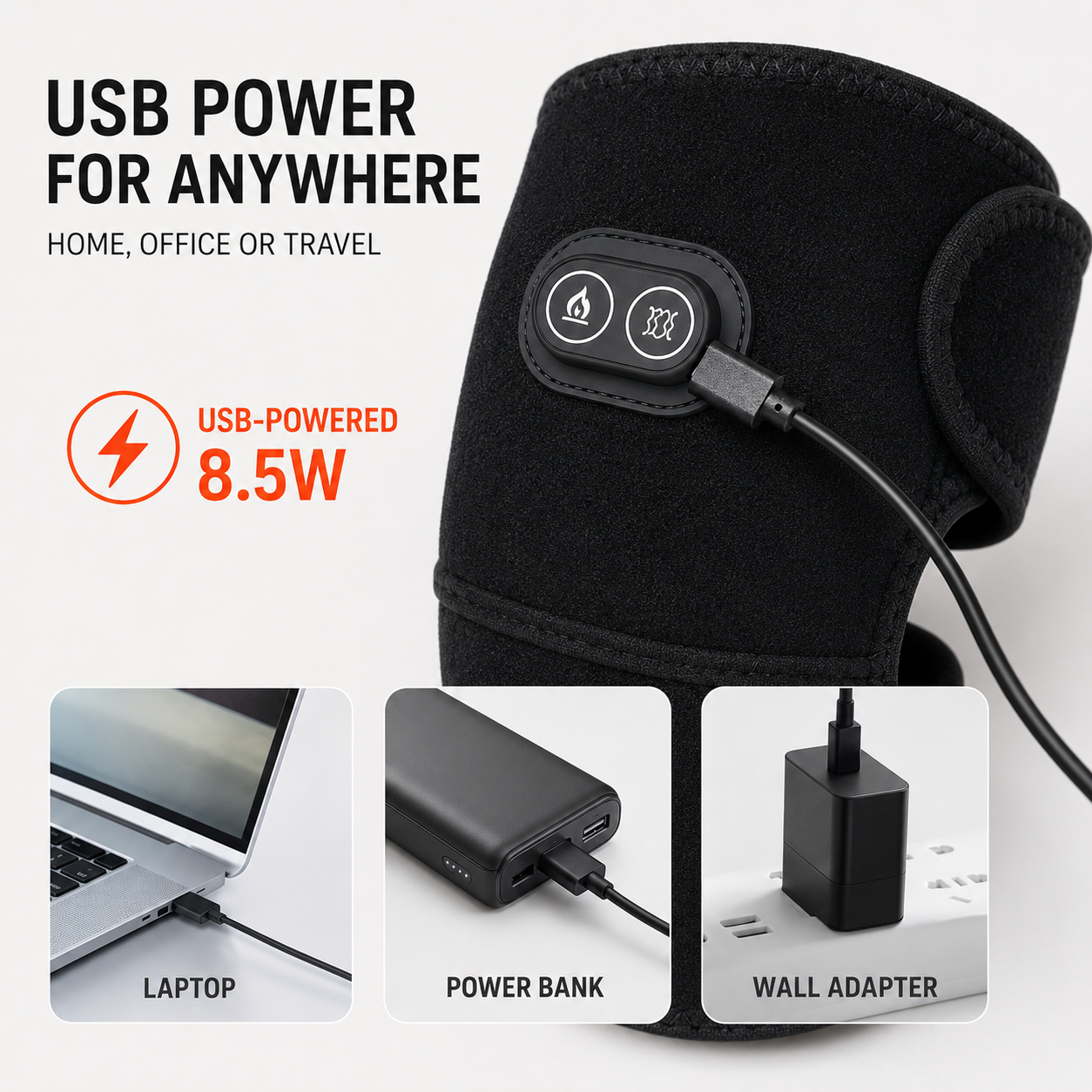 Nordspur | ThermaReliv 3 In 1 Heated Support Wrap
