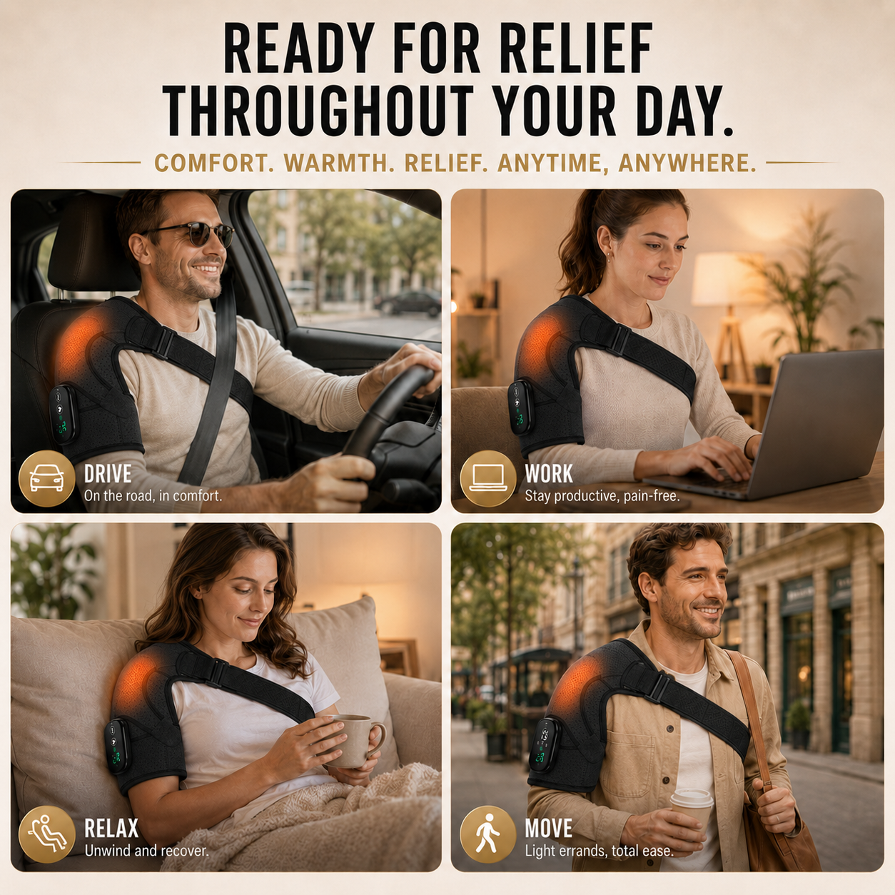 Nordspur | ThermaShould Electric Heated Shoulder Brace