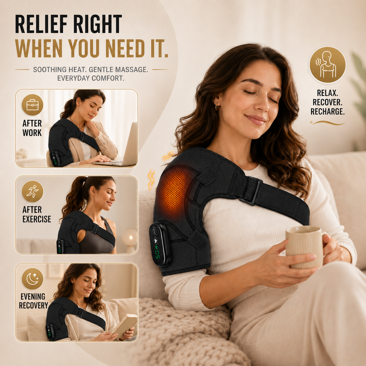 Nordspur | ThermaShould Electric Heated Shoulder Brace
