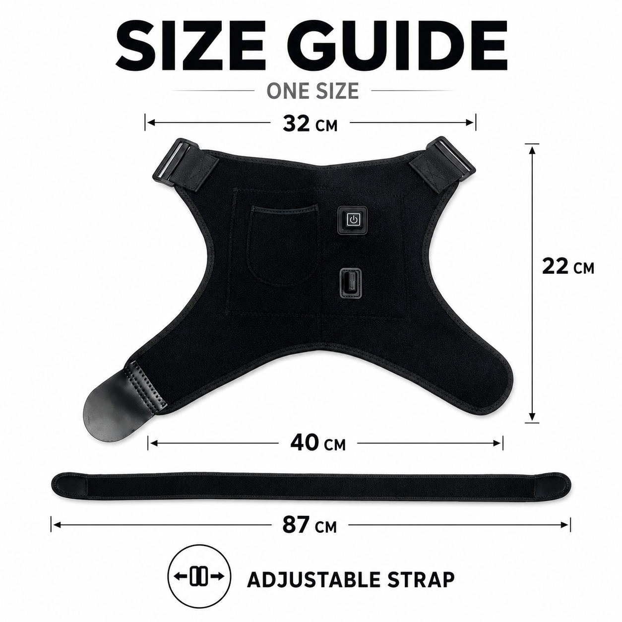 Nordspur | ThermaSoothe Heated Shoulder Support Wrap