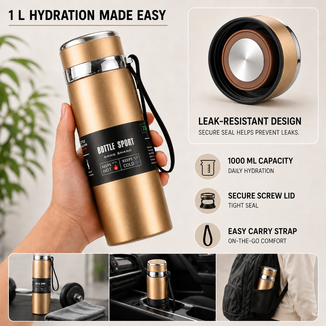 Nordspur | ThermaVault Stainless Steel Vacuum Bottle