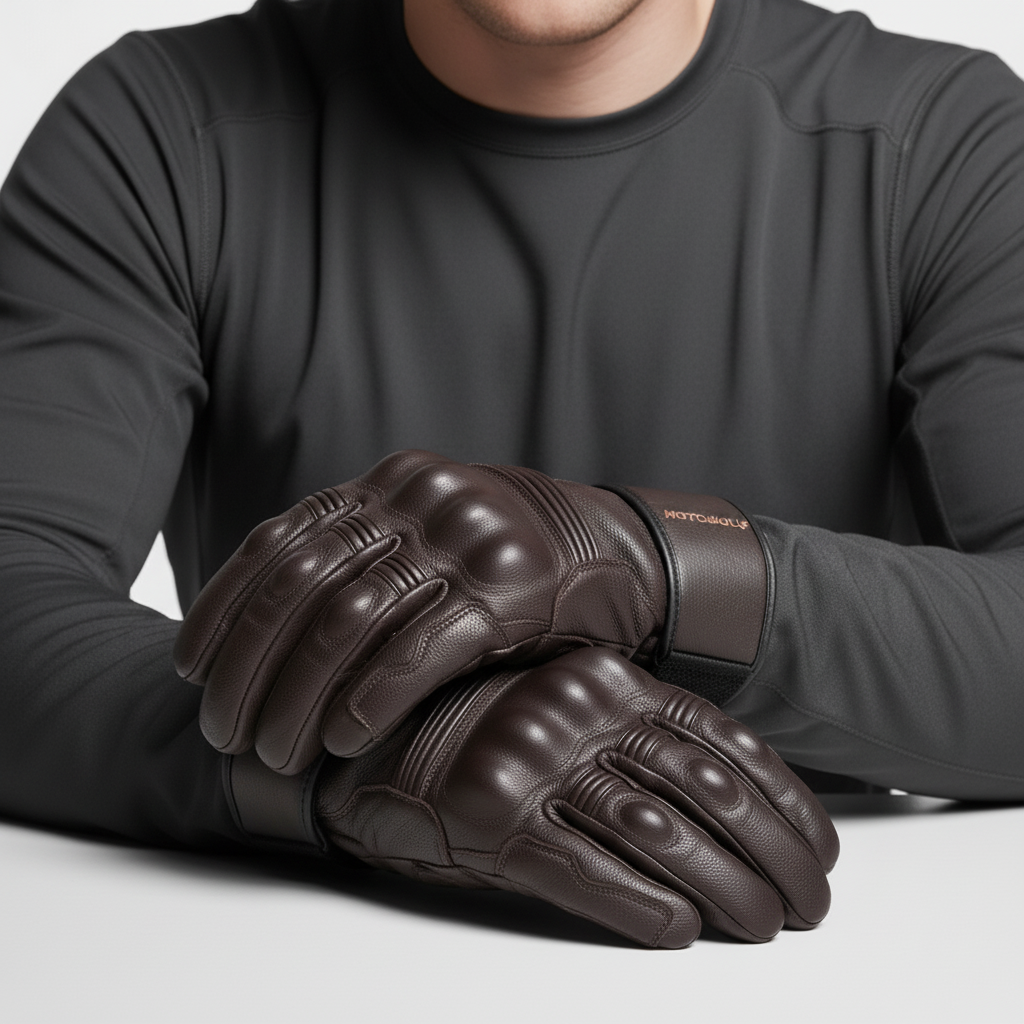 Nordspur | Thermal Leather Riding Gloves