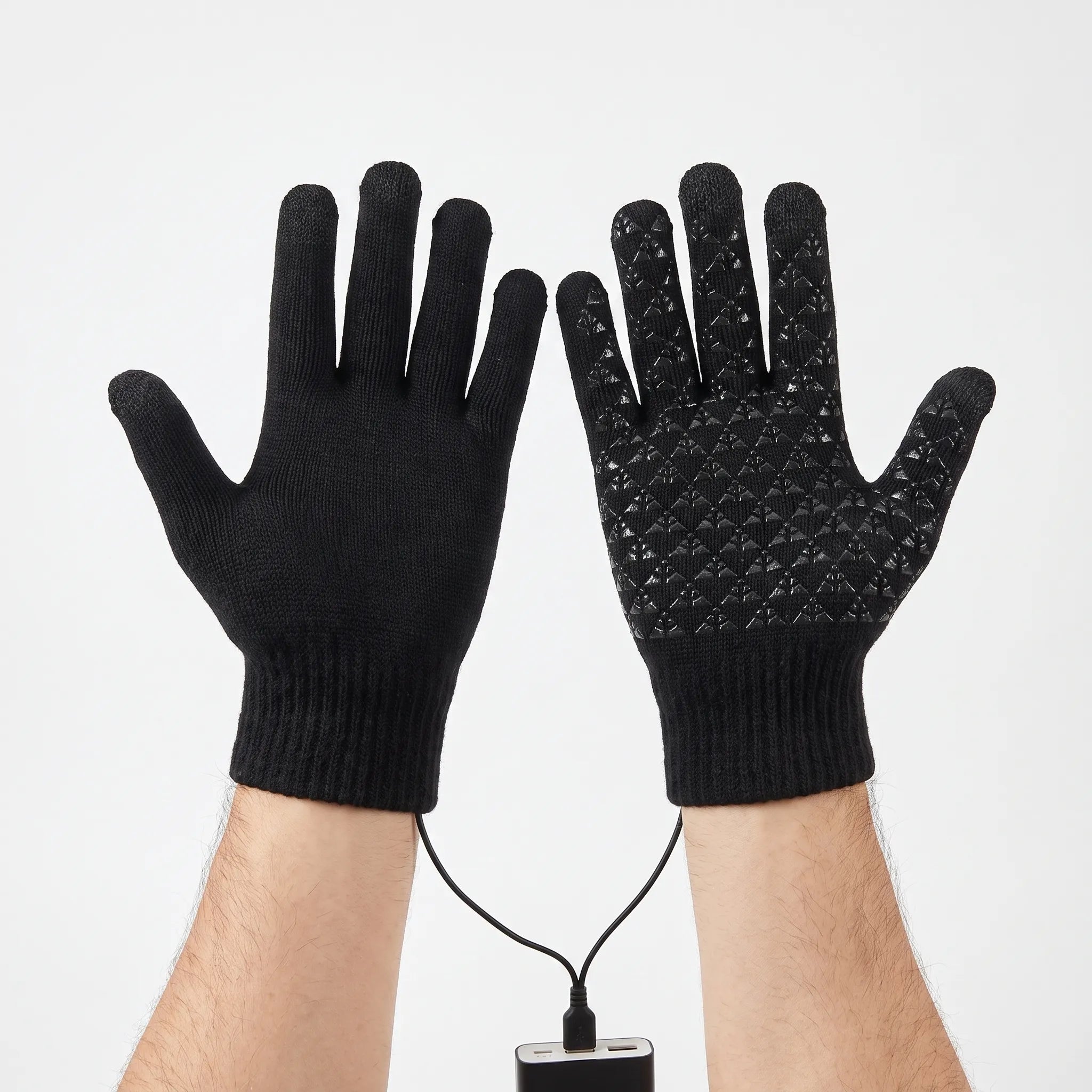 Nordspur | ThermiGrip Knitted USB Heated Winter Gloves