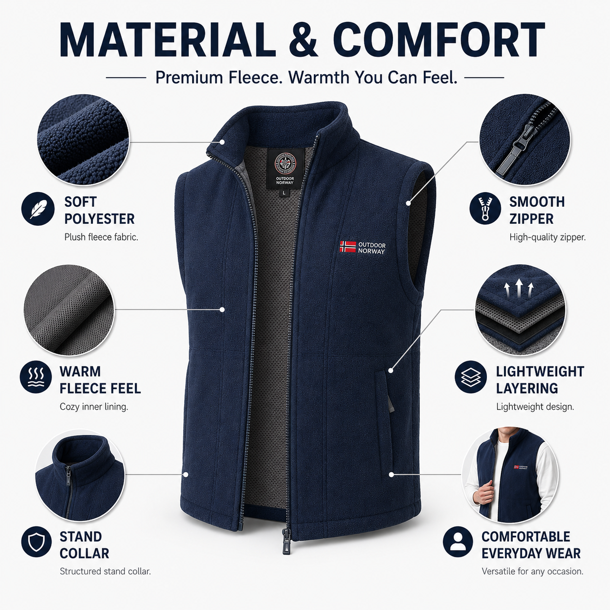 Nordspur | ThermoVeston Sleeveless Insulated Gilet