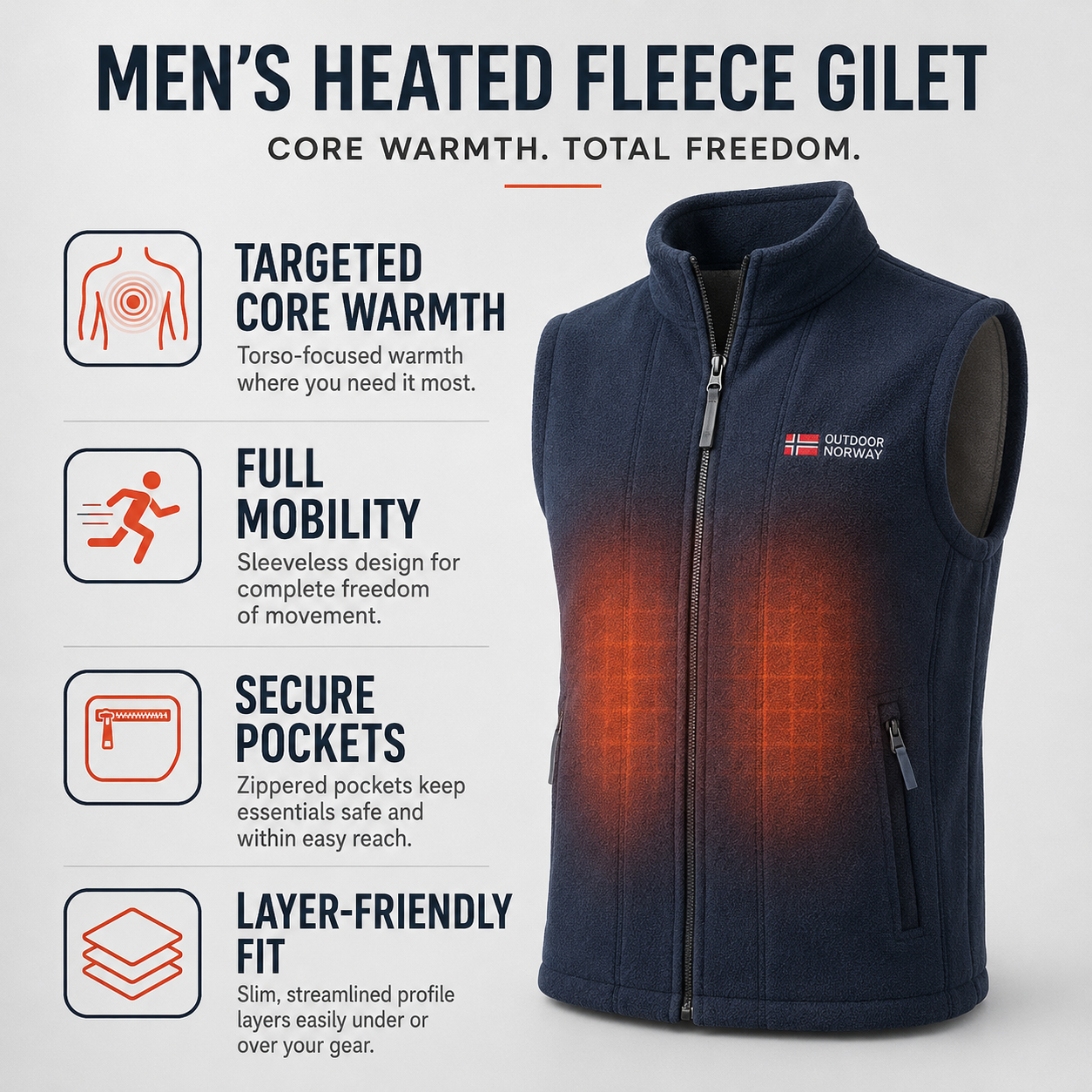Nordspur | ThermoVeston Sleeveless Insulated Gilet