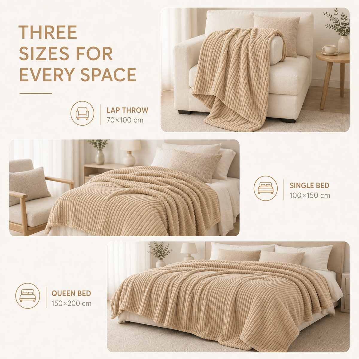 Nordspur | Thick Coral Velvet Throw
