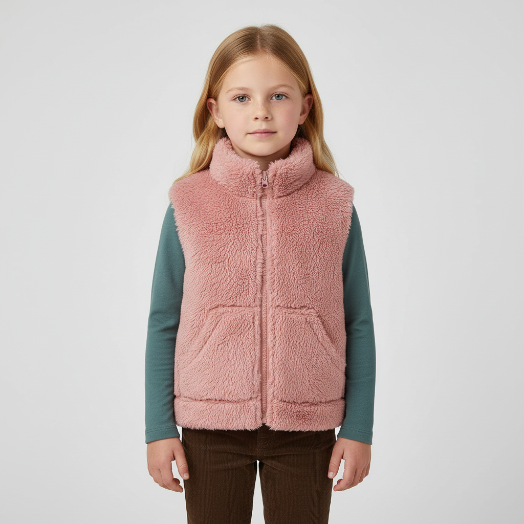 Nordspur | Thick Coral Fleece Vest
