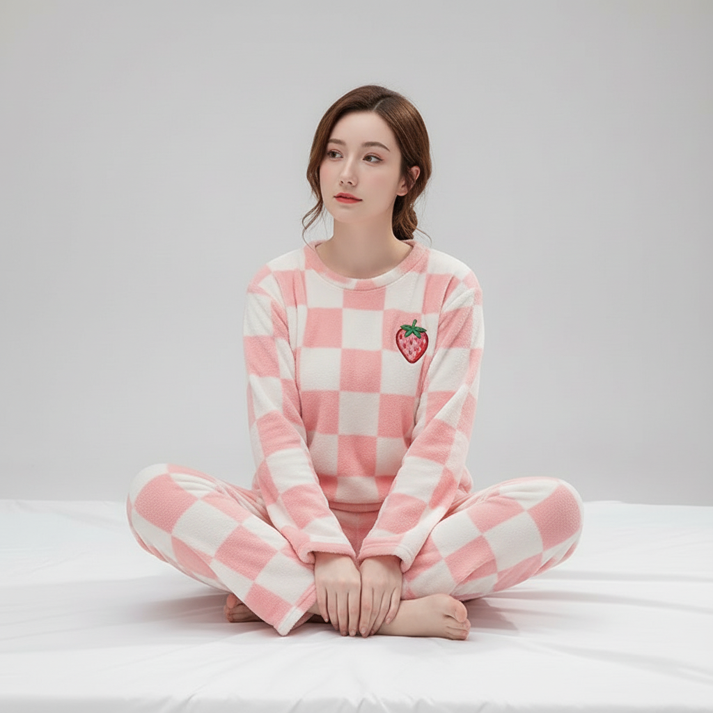 Nordspur | Thick Coral Velvet Pajama Set