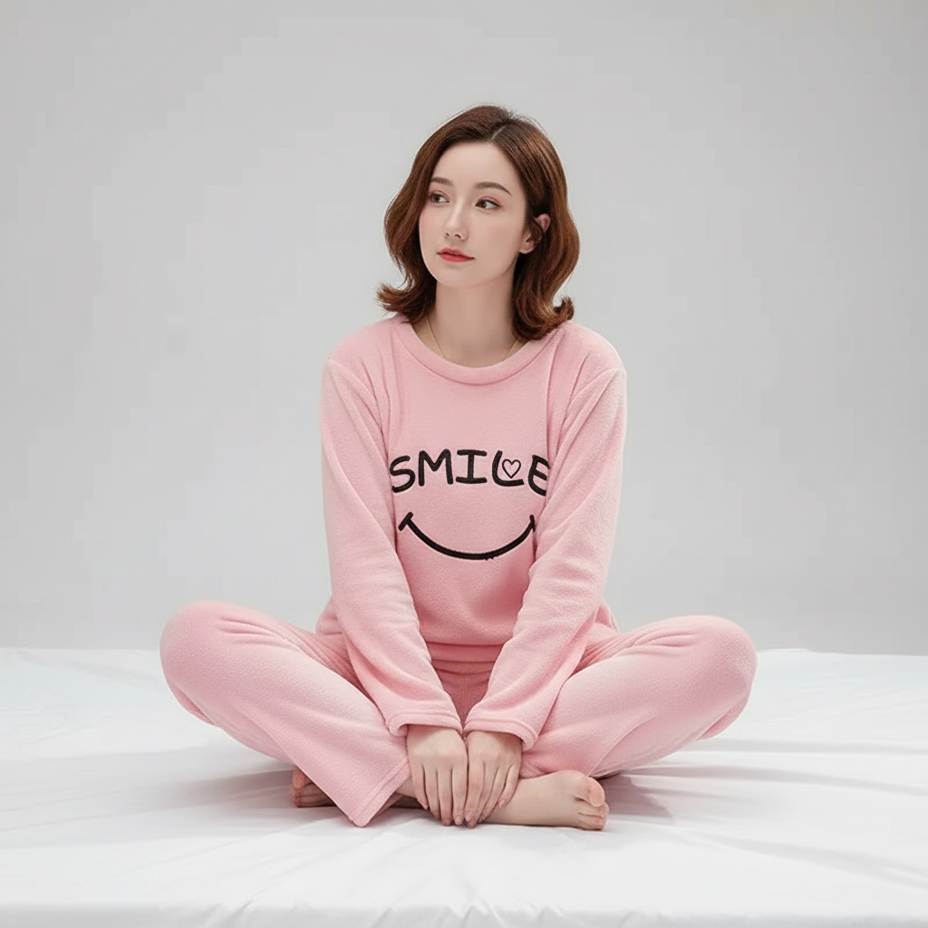 Nordspur | Thick Coral Velvet Pajama Set