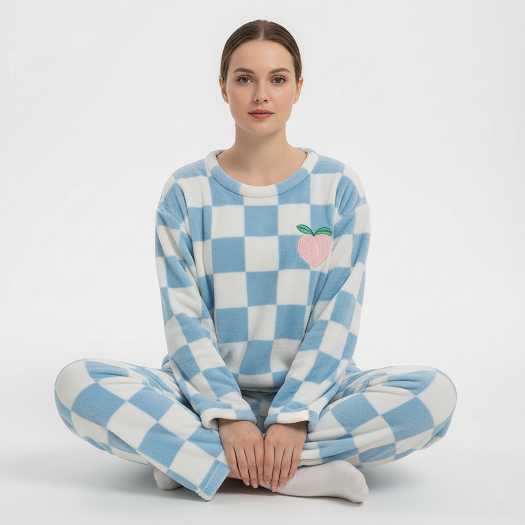 Nordspur | Thick Coral Velvet Pajama Set