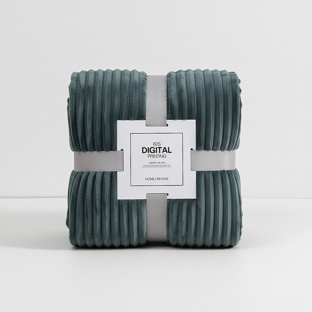 Nordspur | Thick Coral Velvet Throw