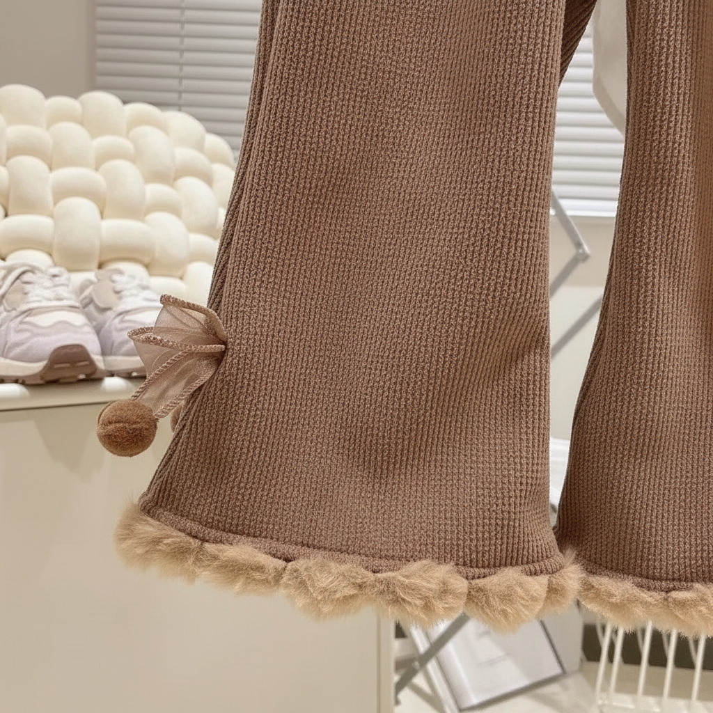 Nordspur | Thick Corduroy Flare Leggings