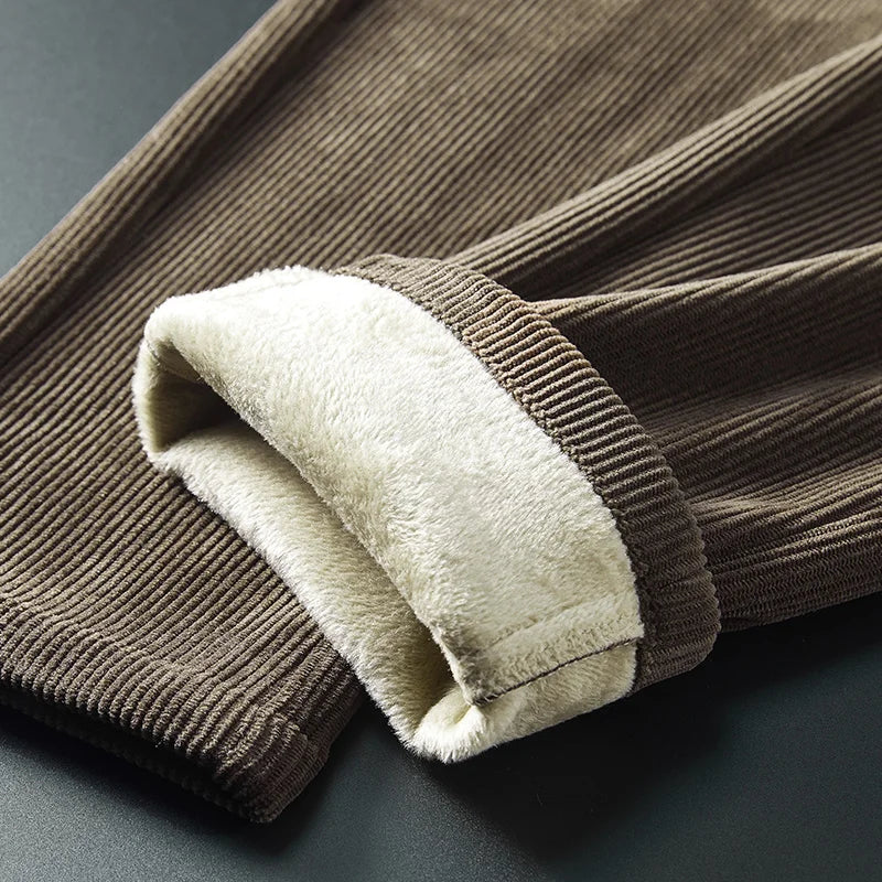 Nordspur | Thick Fleece Lined Corduroy Pants