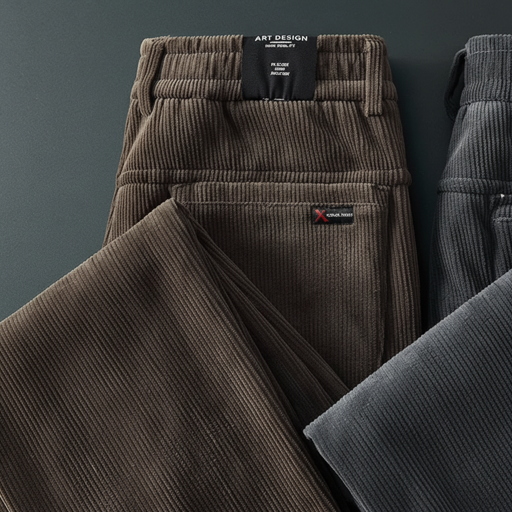 Nordspur | Thick Fleece Lined Corduroy Pants