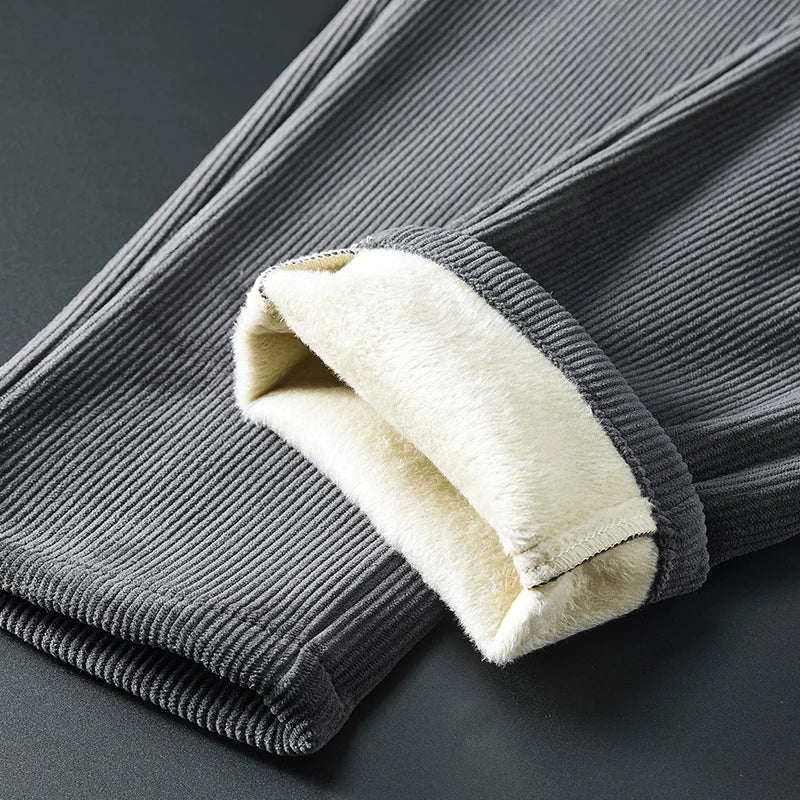 Nordspur | Thick Fleece Lined Corduroy Pants
