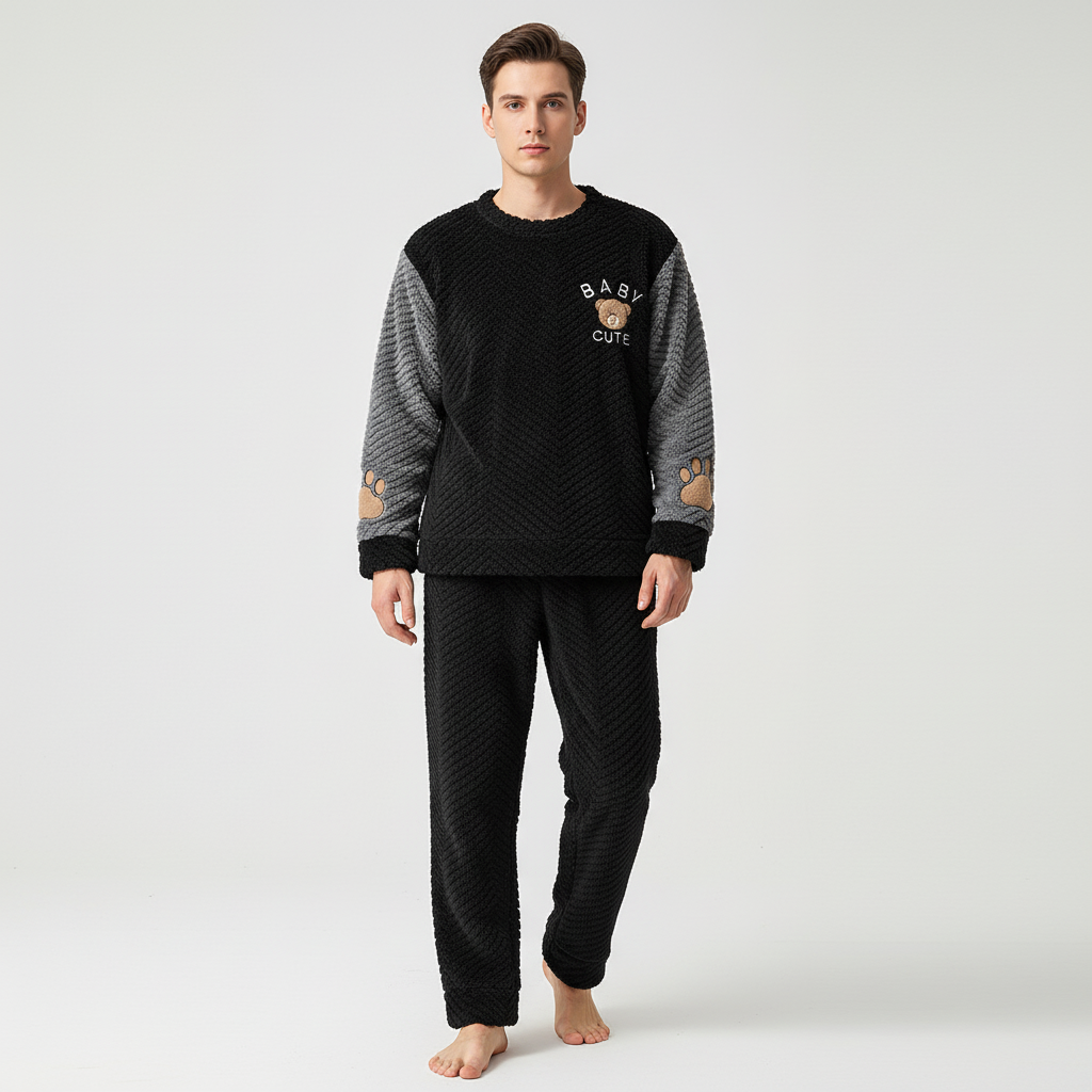 Nordspur | Thick Knit Fleece Pajama Set