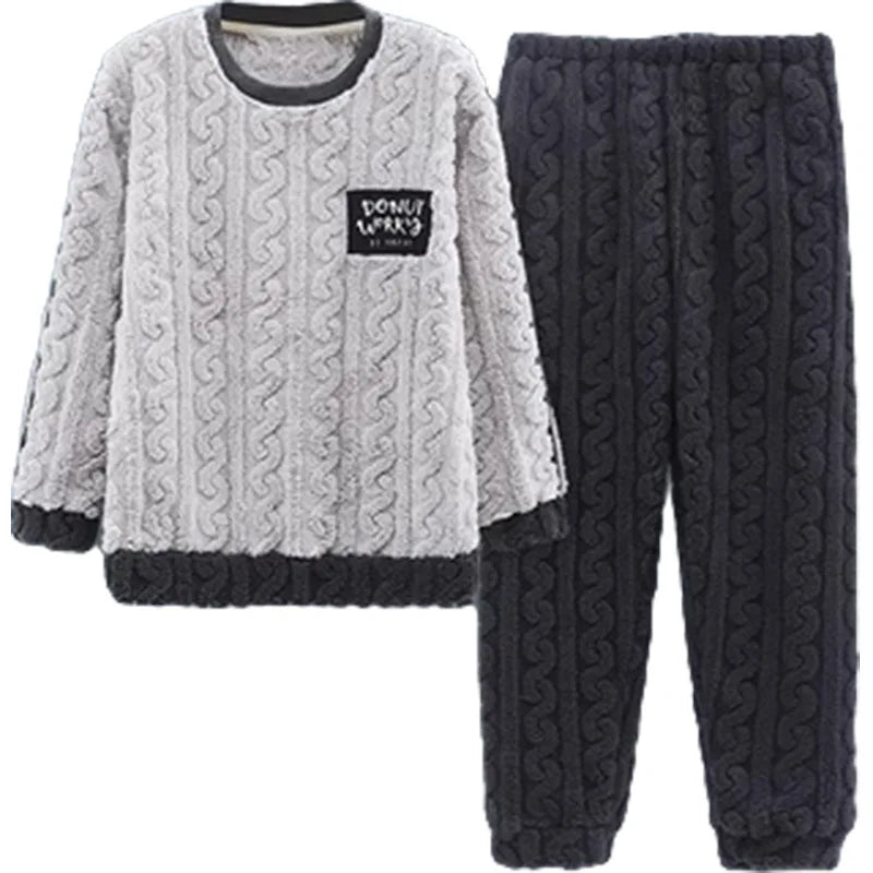 Nordspur | Thick Knit Fleece Pajama Set