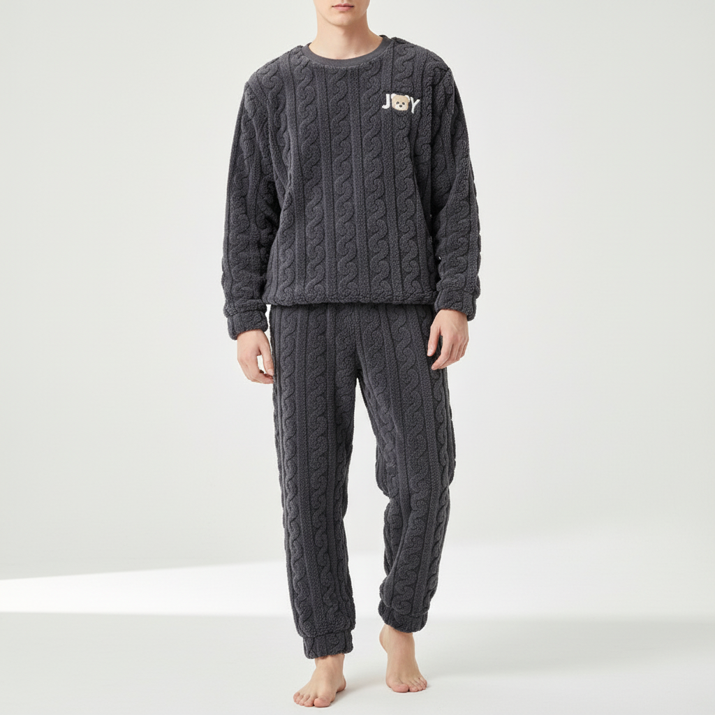 Nordspur | Thick Knit Fleece Pajama Set