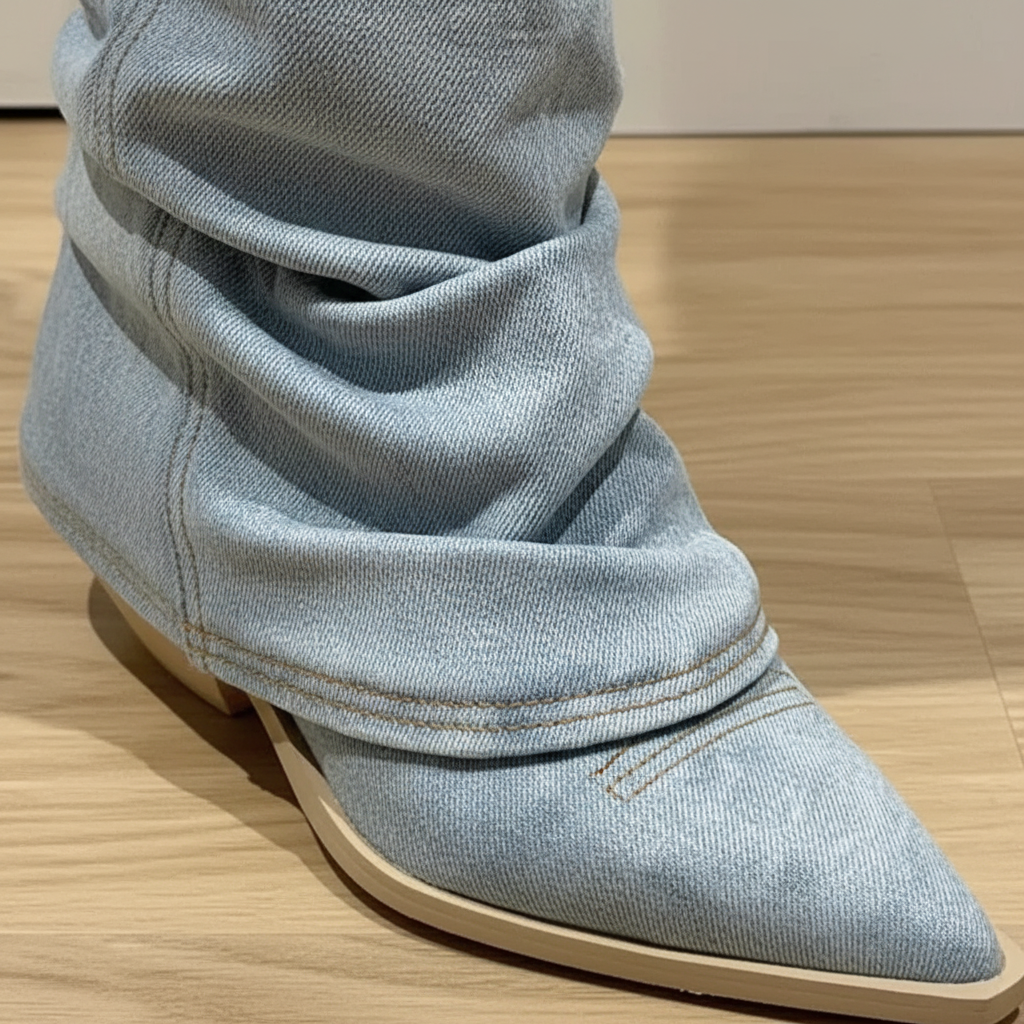 Nordspur | Thigh High Denim Boots