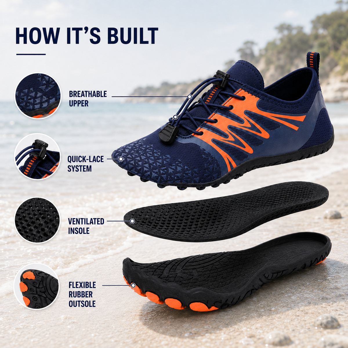 Nordspur | Tidestep Quick-Drying Barefoot Water Sneaker