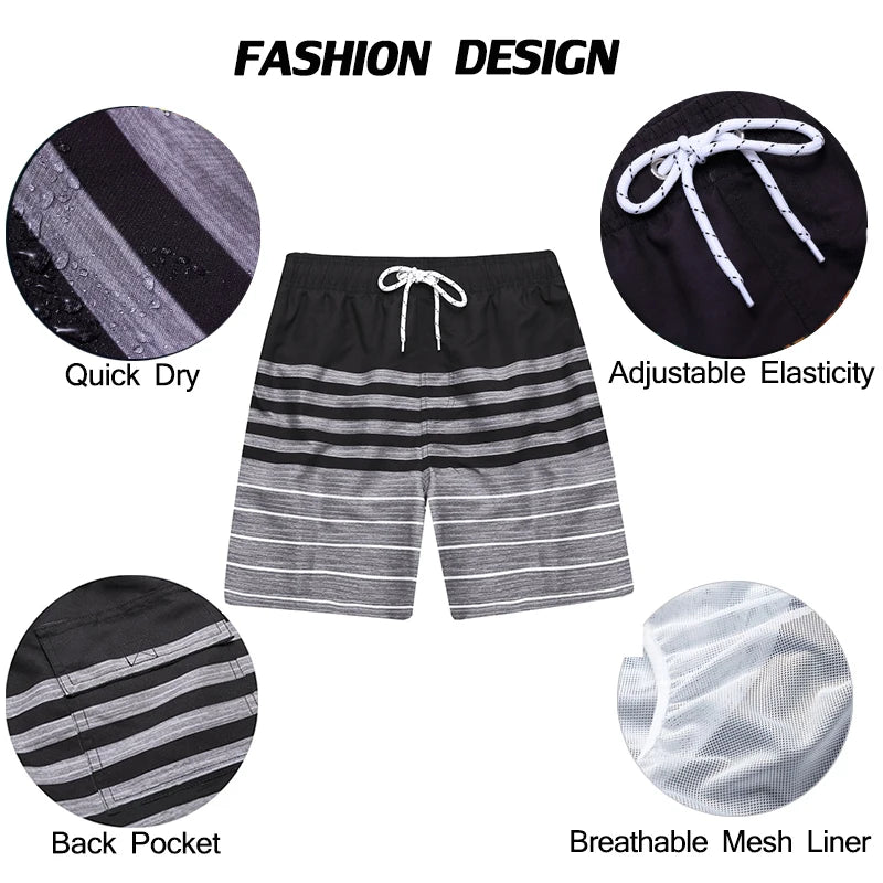 Nordspur | Tidevox Men Swim Trunks With Pockets