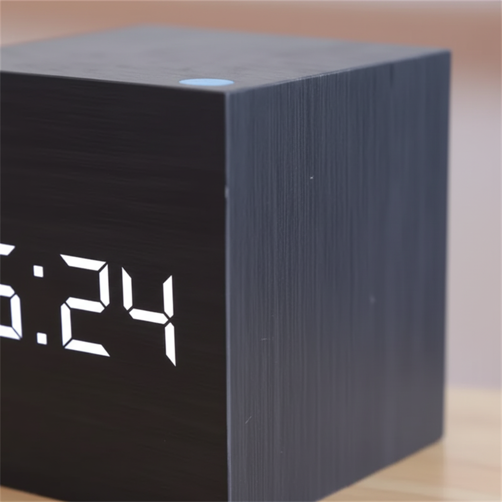 Nordspur | Timbrik Square Wooden Digital Clock